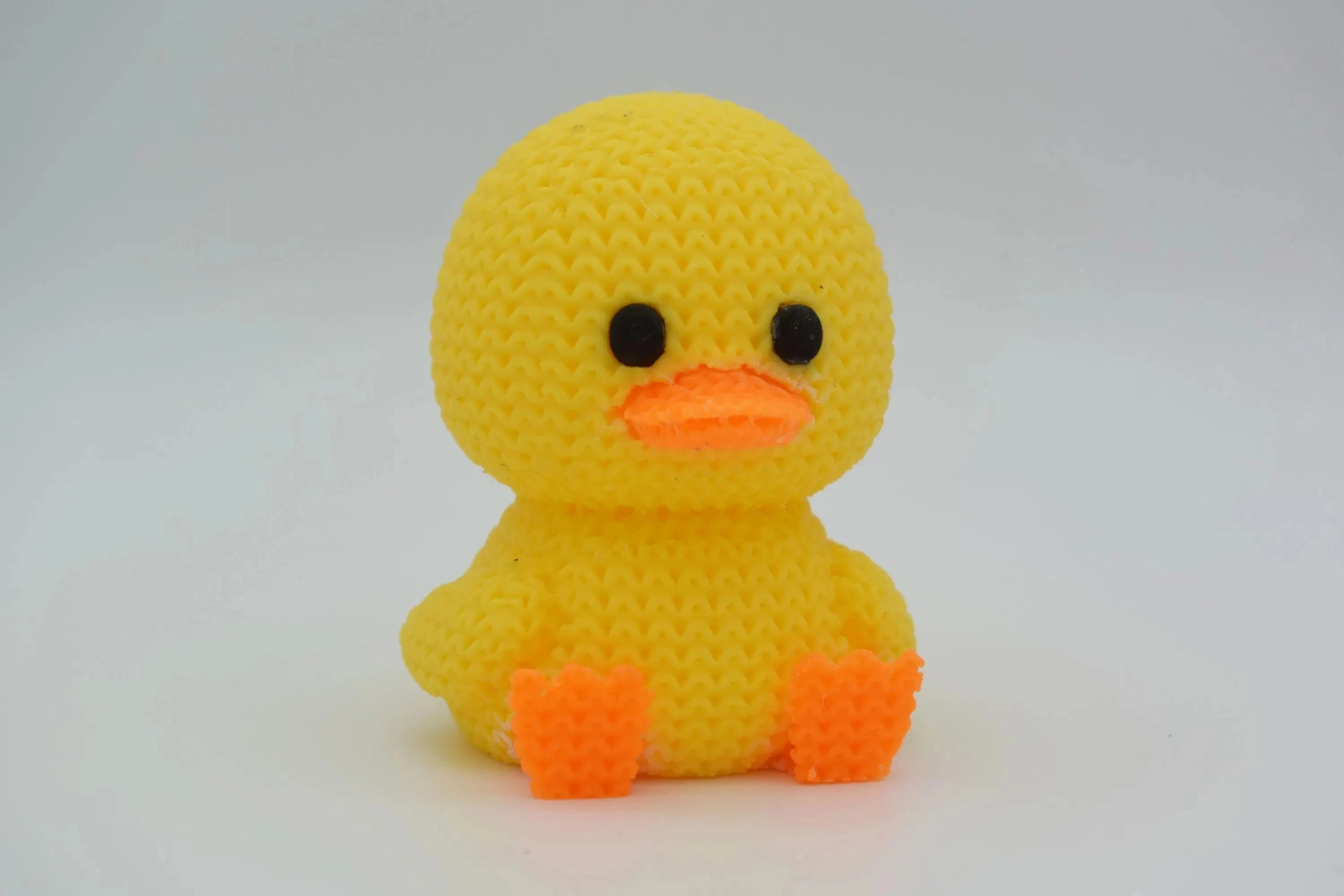 Figurine canard tricot 3D • Sculpture artisanale mignonne • Déco originale | Bandji3D Bandji3D