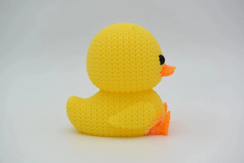 Figurine canard tricot 3D • Sculpture artisanale mignonne • Déco originale | Bandji3D Bandji3D