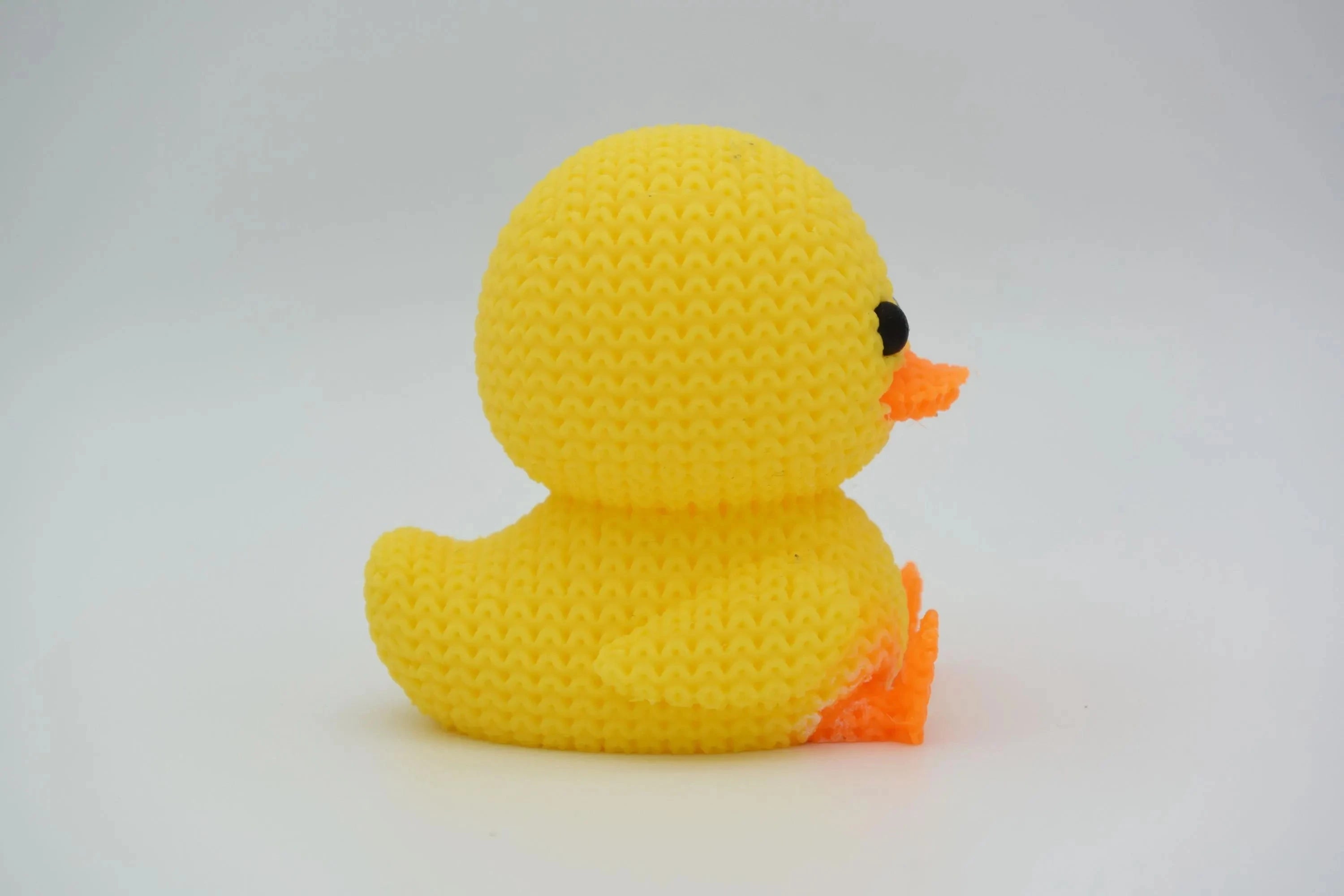 Figurine canard tricot 3D • Sculpture artisanale mignonne • Déco originale | Bandji3D Bandji3D