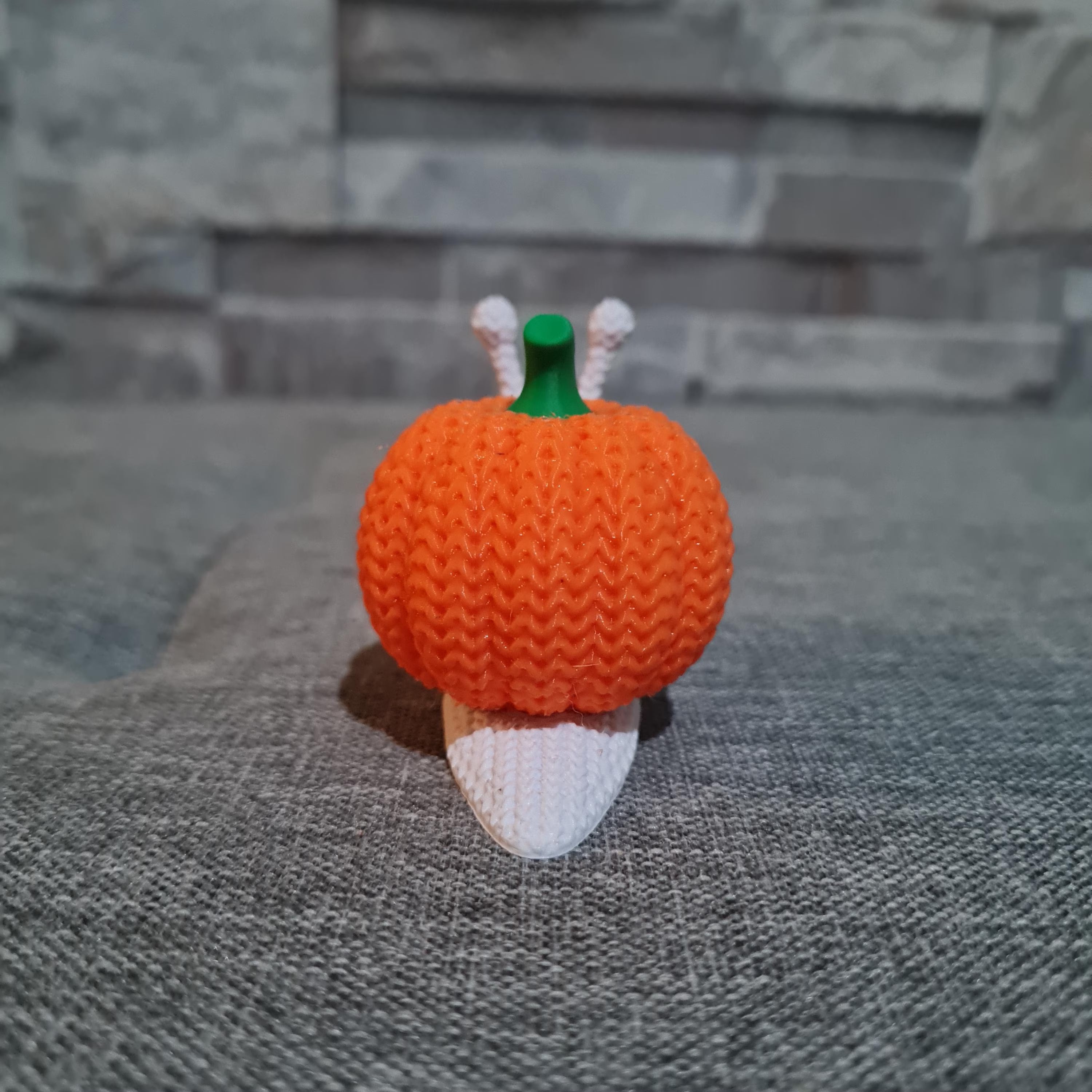 Figurine Escargot Citrouille 3D – Déco Halloween & Automne | Bandji3D Bandji3D