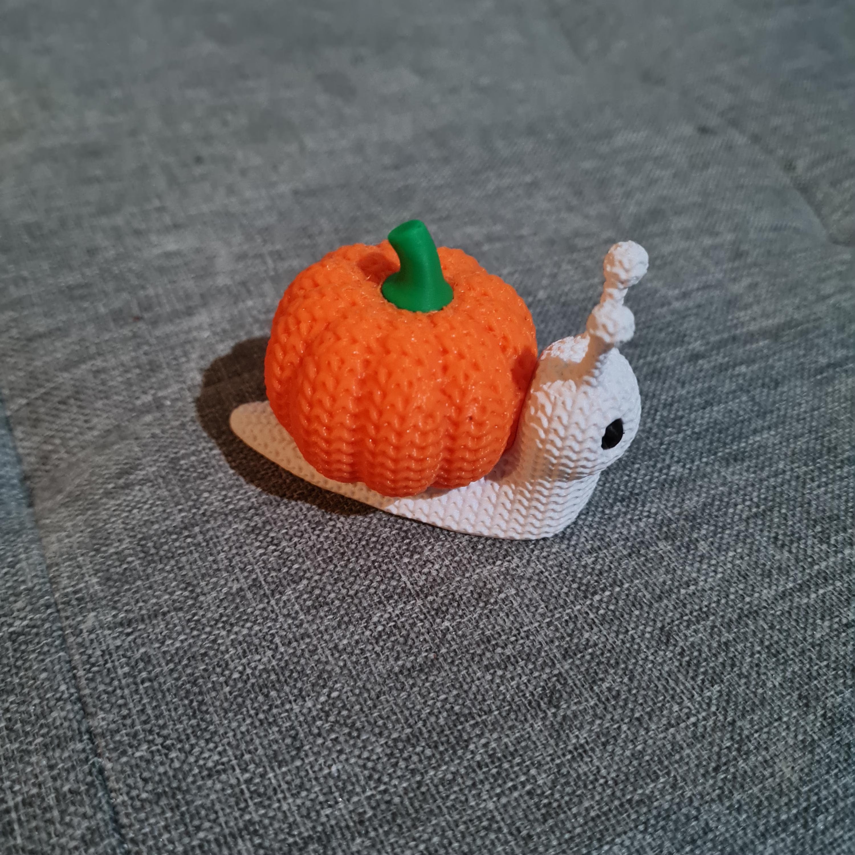 Figurine Escargot Citrouille 3D – Déco Halloween & Automne | Bandji3D Bandji3D