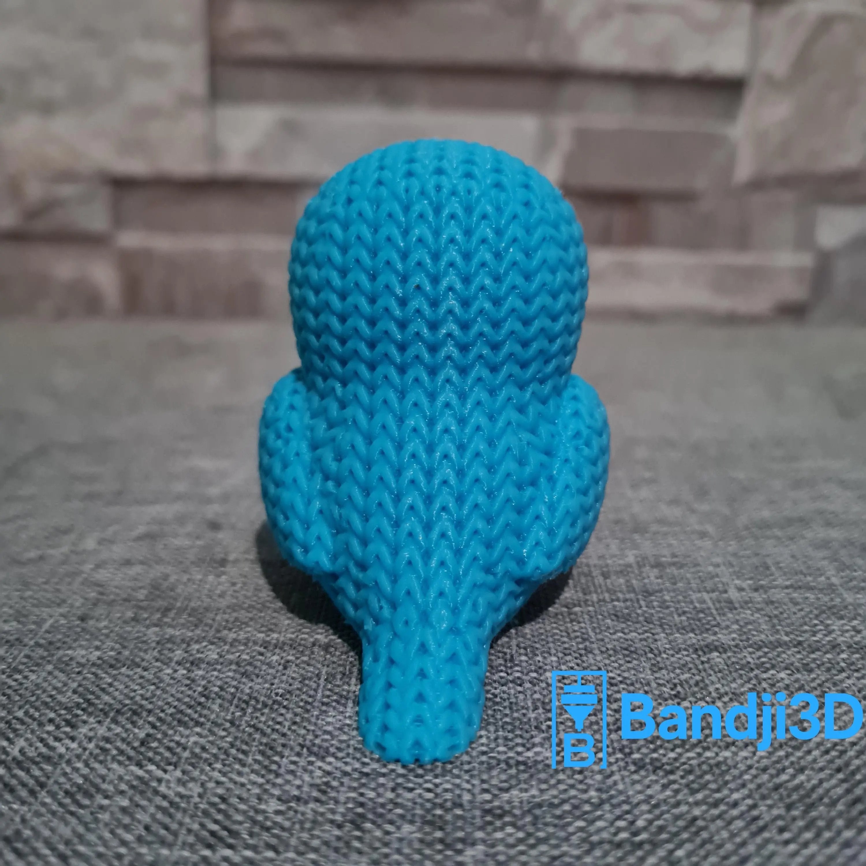 Figurine perroquet tricot 3D • Sculpture artisanale • Déco exotique | Bandji3D Bandji3D