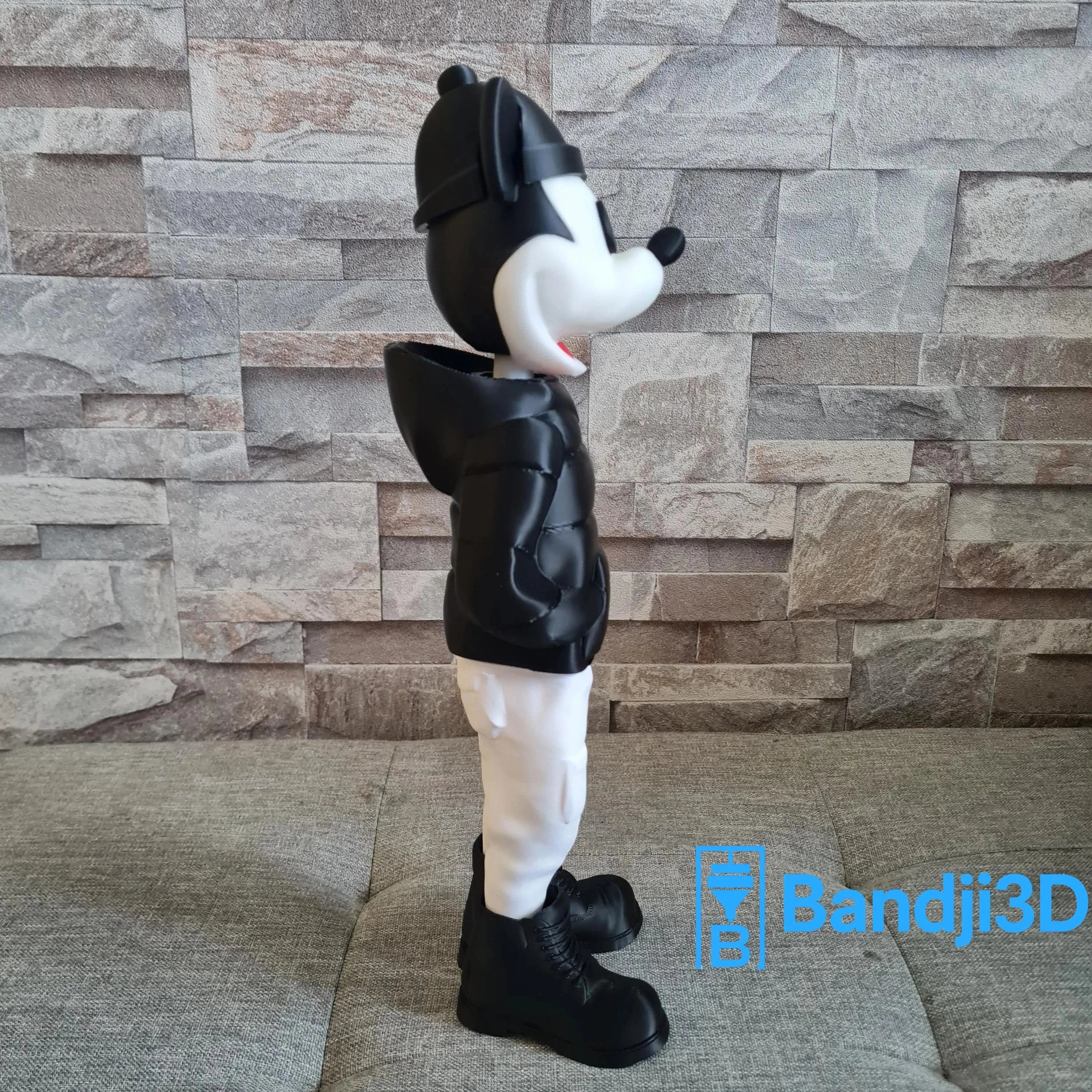 Figurine Mickey 3D Streetwear – Déco Pop Culture Personnalisable | Bandji3D Bandji3D