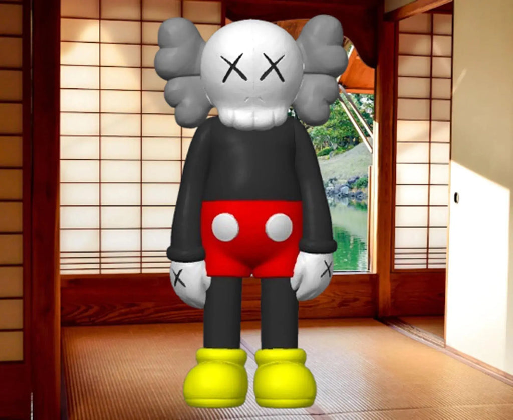 Statue KAWS 3D 1m20 – Sculpture Pop Art Design | Bandji3D Bandji3D