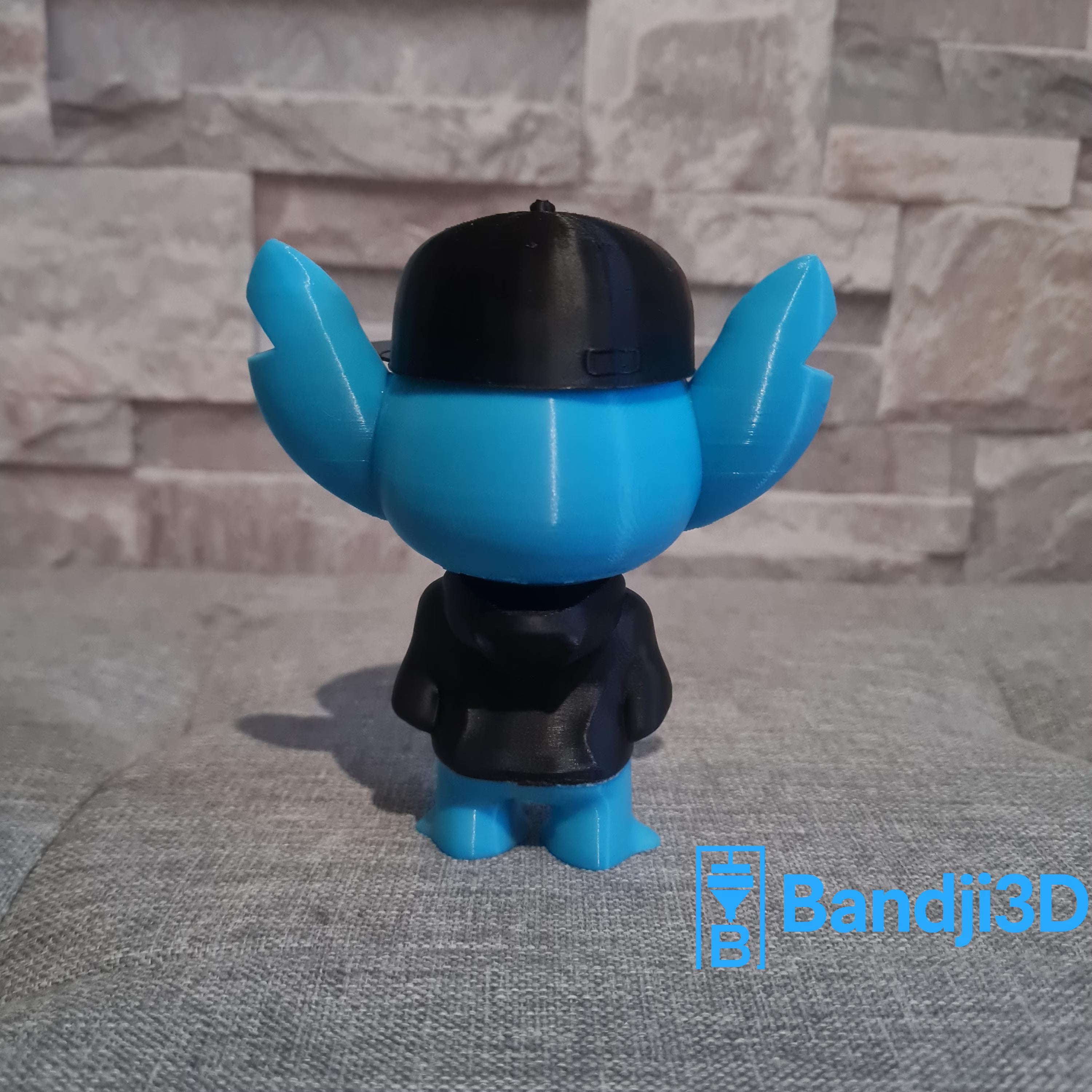 Figurine Stitch 3D Streetwear – Hoodie & Casquette Personnalisable | Bandji3D Bandji3D