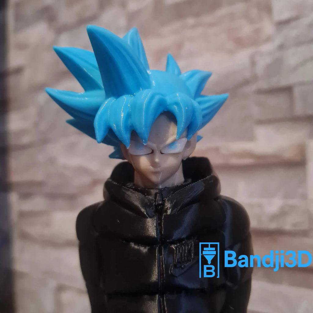 Figurine Son Goku 3D Streetwear – Saiyan Personnalisable 25 cm | Bandji3D Bandji3D