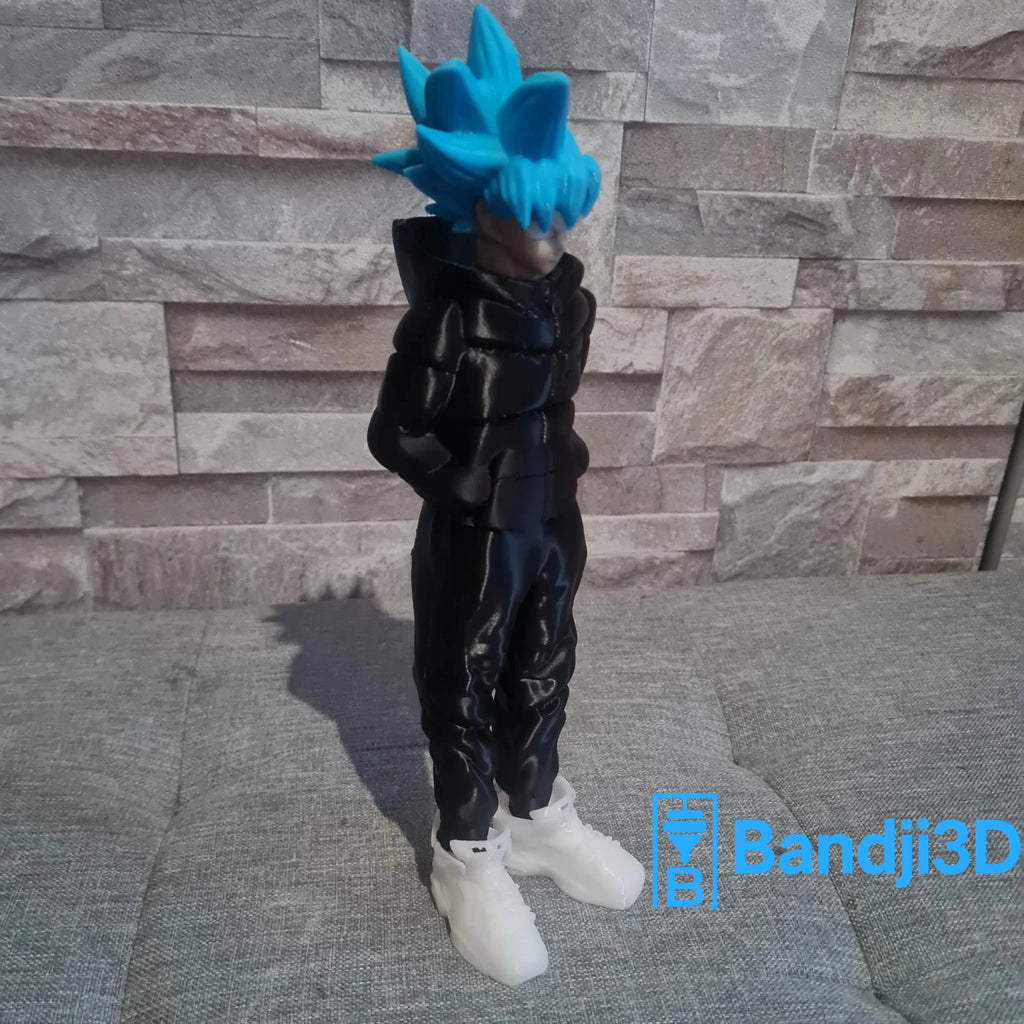 Figurine Son Goku 3D Streetwear – Saiyan Personnalisable 25 cm | Bandji3D Bandji3D