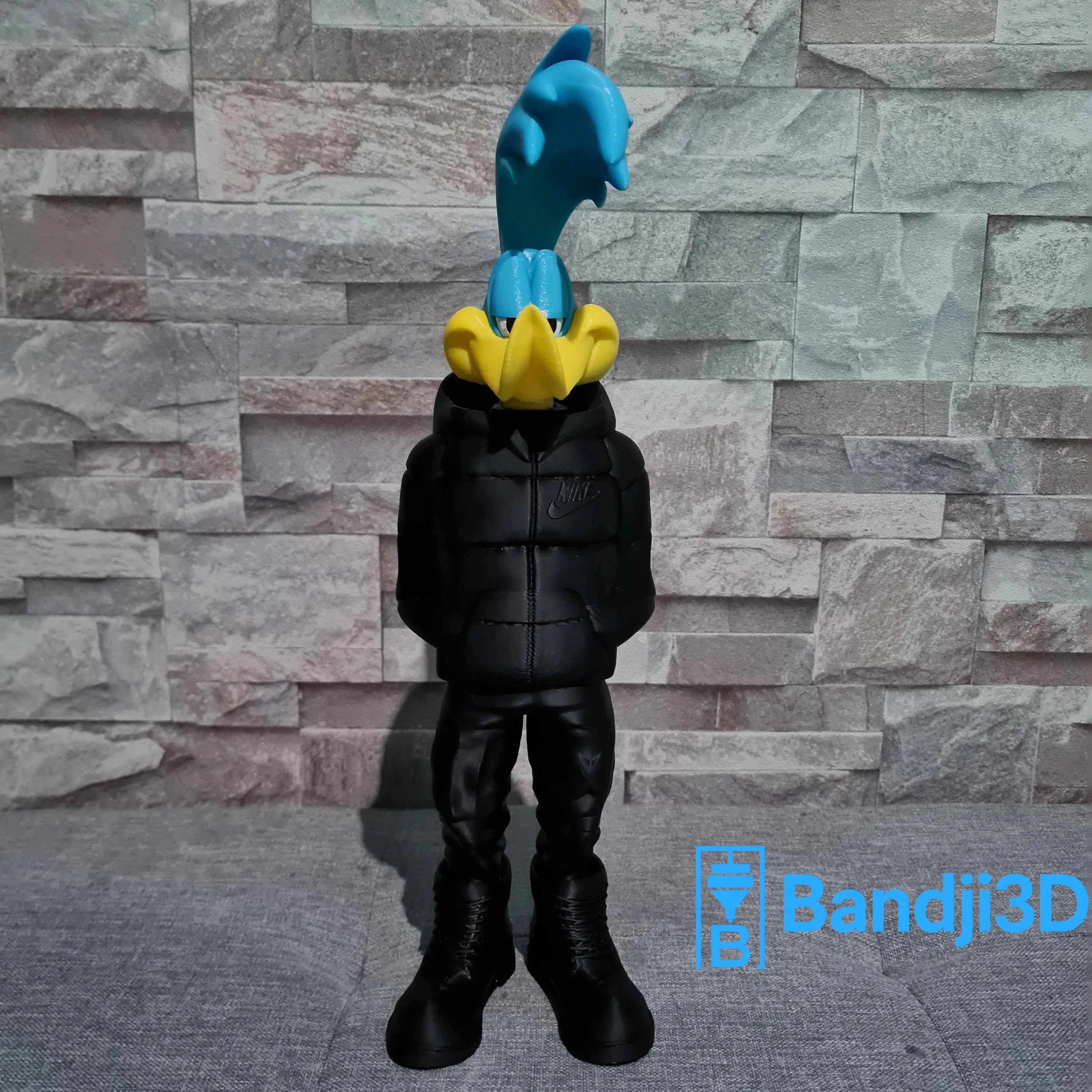 Figurine Road Runner 3D Streetwear – 34 cm Personnalisable | Bandji3D Bandji3D
