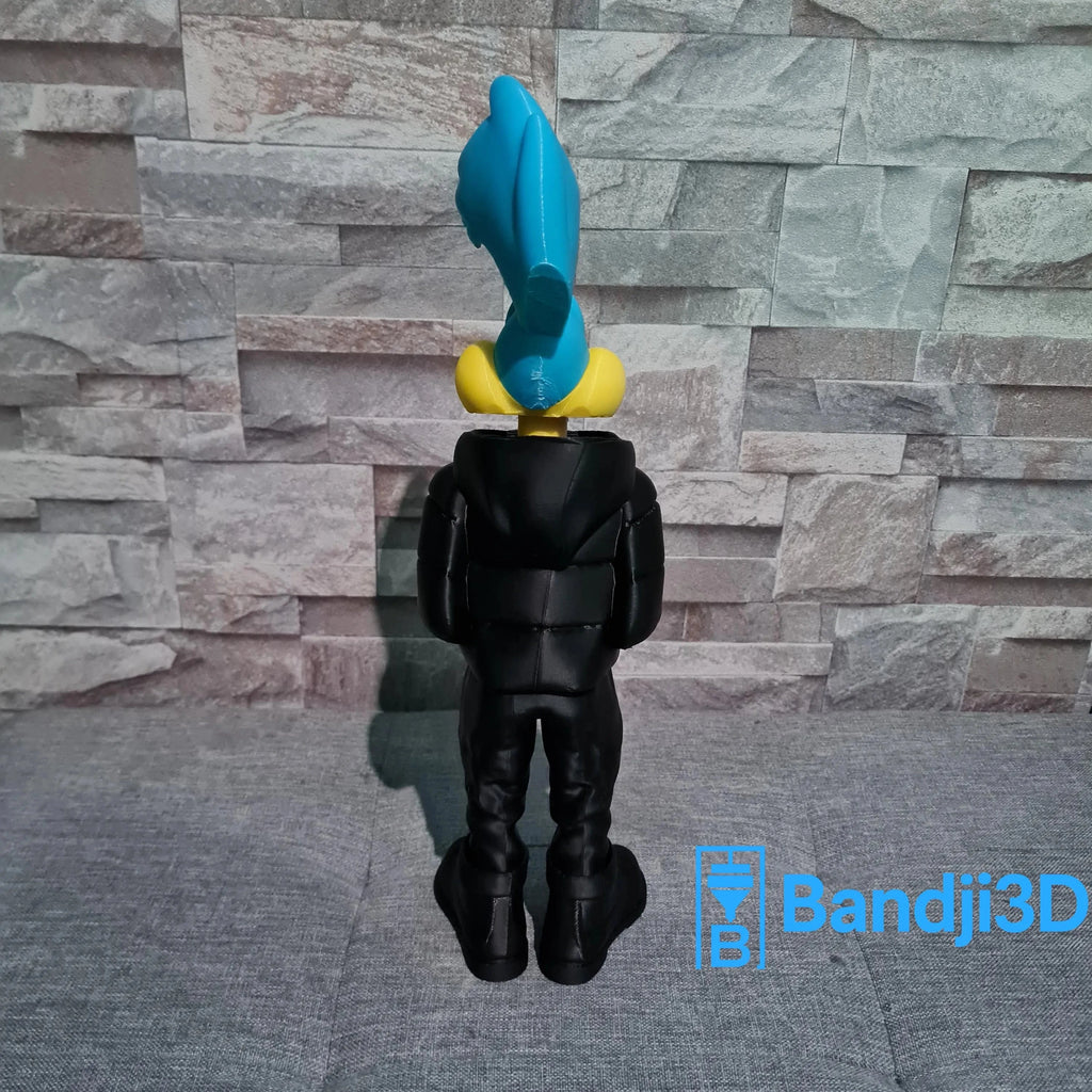 Figurine Road Runner 3D Streetwear – 34 cm Personnalisable | Bandji3D Bandji3D