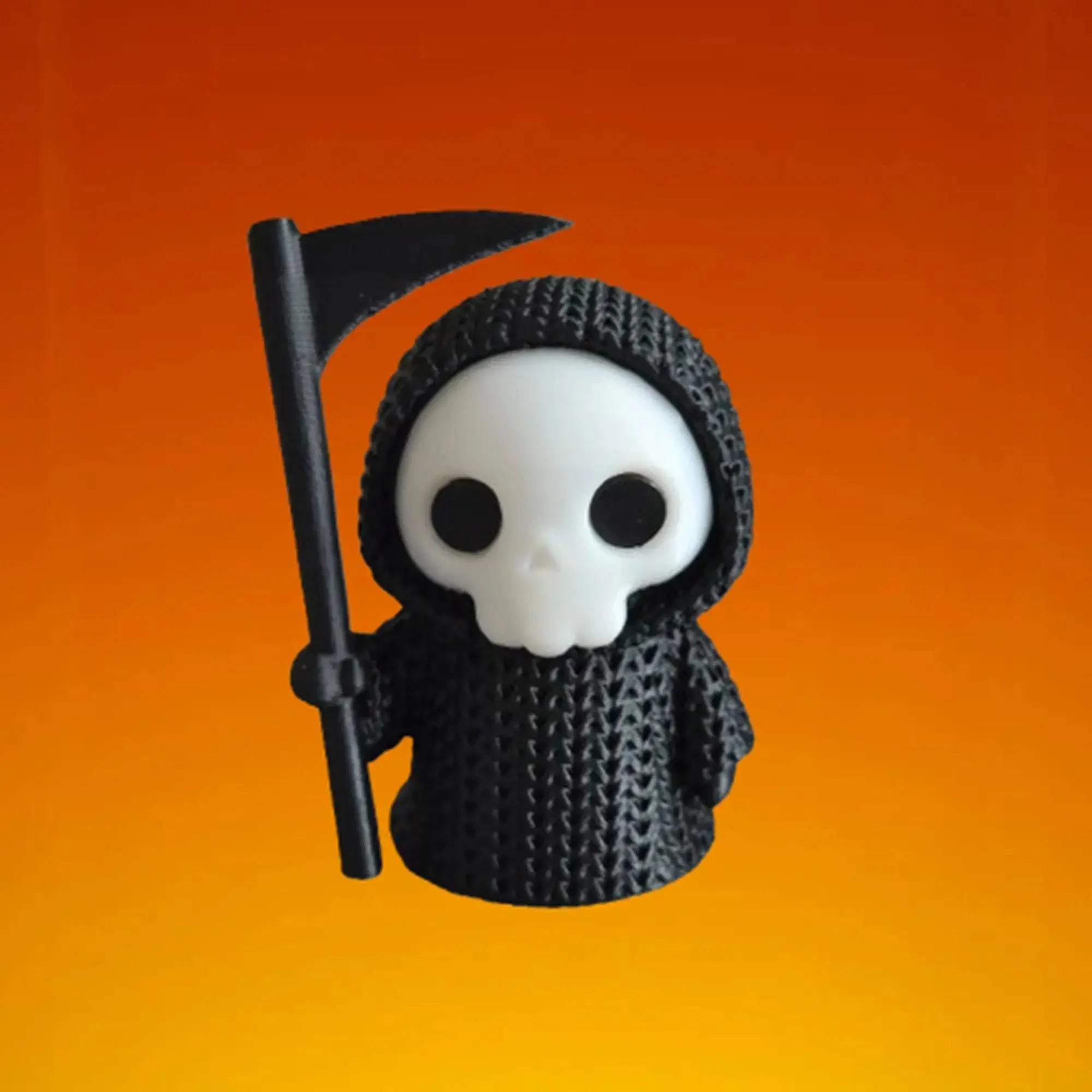 Figurine Faucheuse 3D effet tricot – Déco Halloween & Automne | Bandji3D Bandji3D