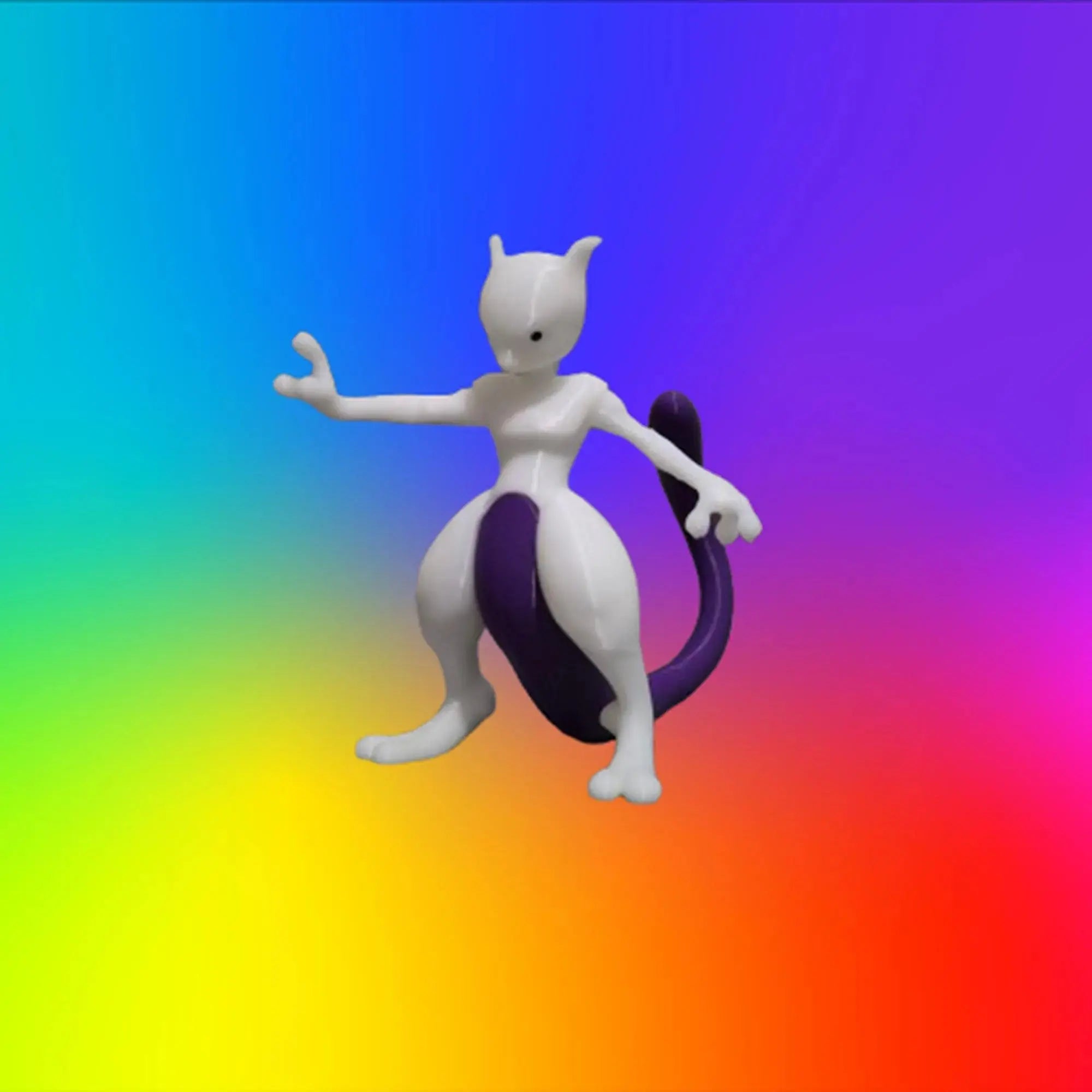 Figurine Mewtwo 3D – Sculpture Pokémon Personnalisable | Bandji3D Bandji3D