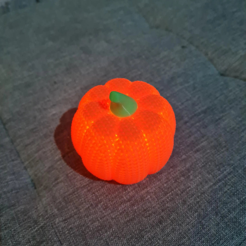 Citrouille Halloween 3D effet tricot – Déco avec bougie LED | Bandji3D Bandji3D