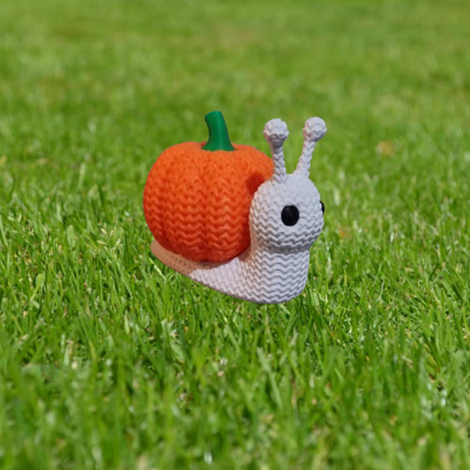 Figurine Escargot Citrouille 3D – Déco Halloween & Automne | Bandji3D Bandji3D
