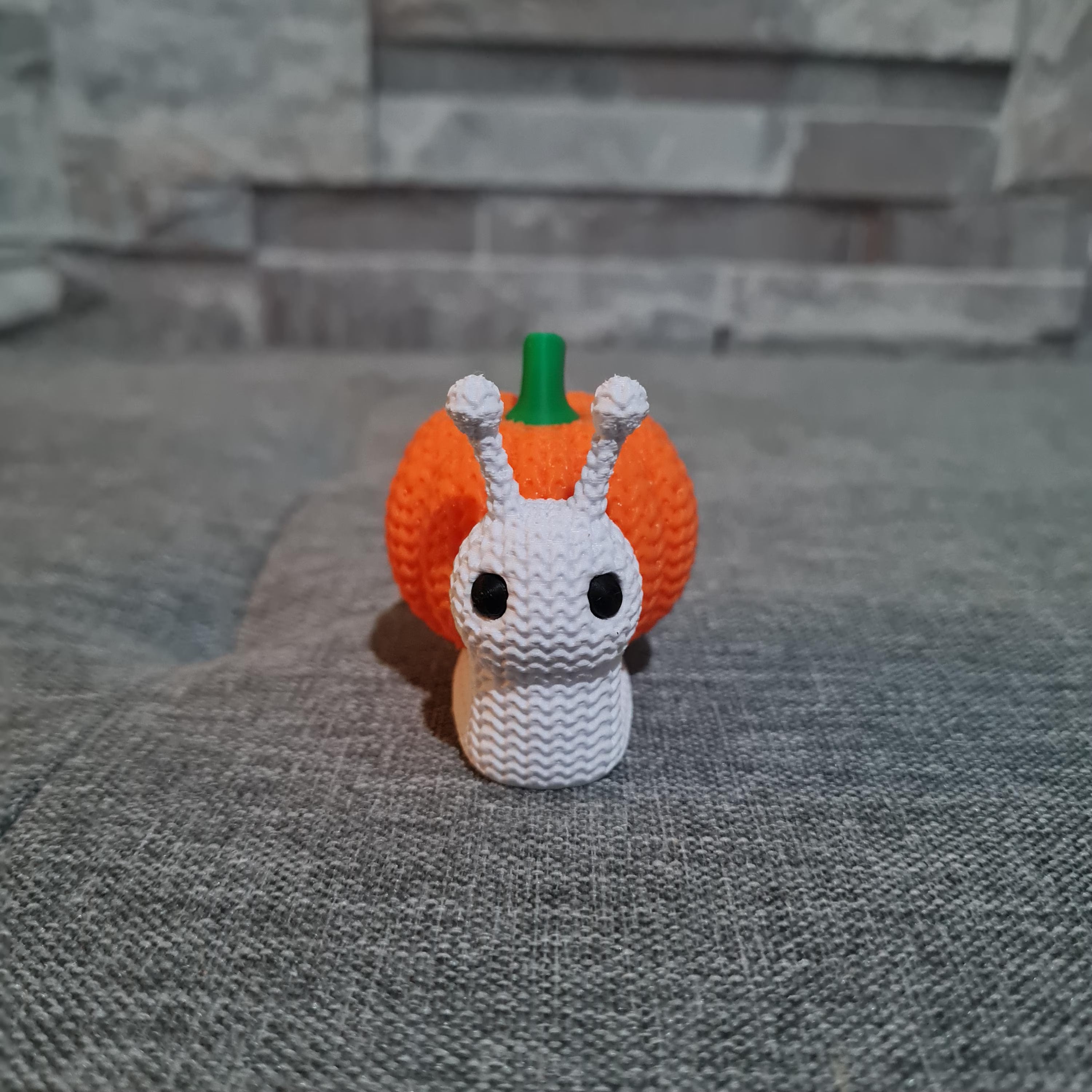 Figurine Escargot Citrouille 3D – Déco Halloween & Automne | Bandji3D Bandji3D