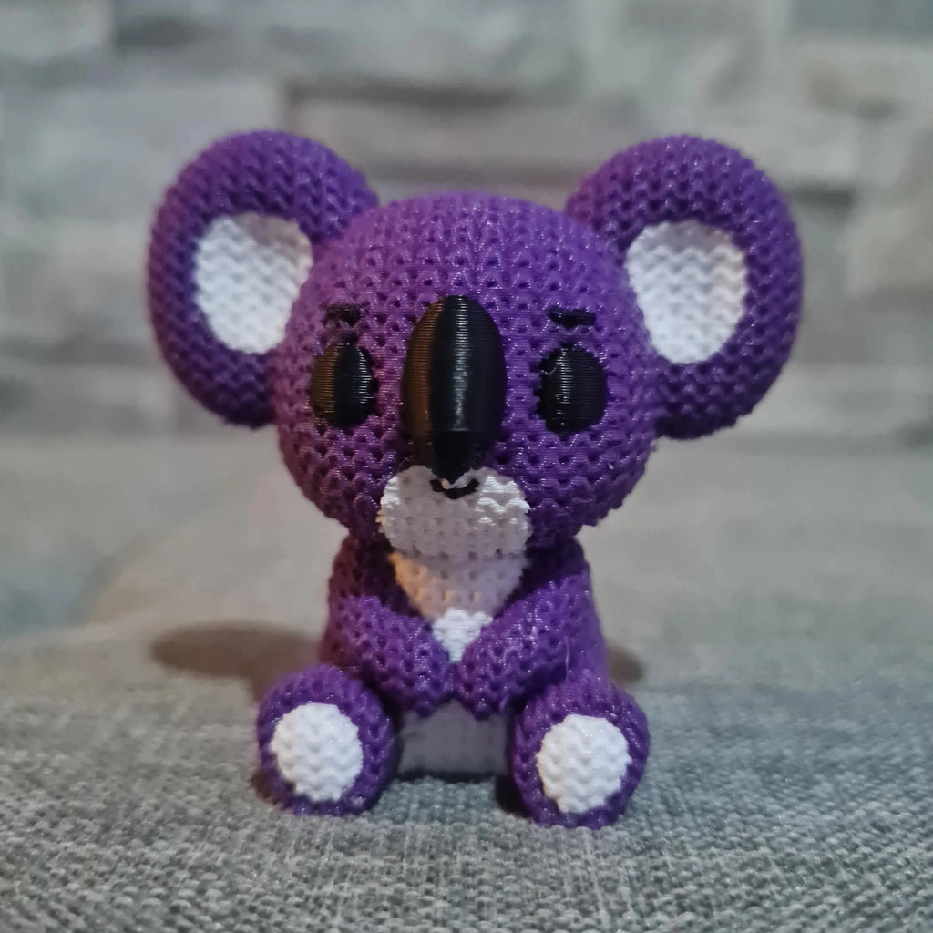 Figurine koala tricot 3D • Sculpture artisanale • Déco exotique | Bandji3D Bandji3D