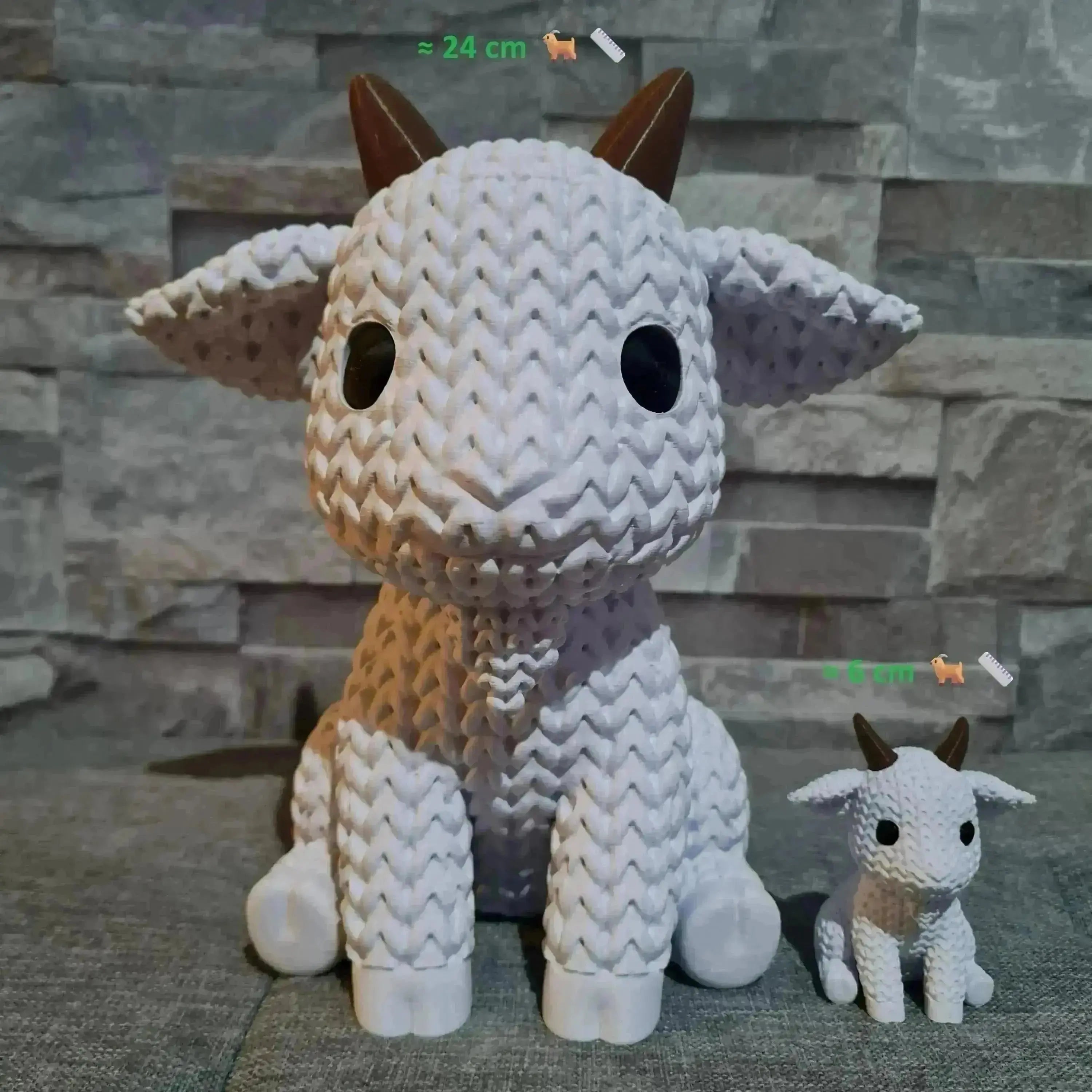 Figurine dinosaure T-Rex tricot 3D • Sculpture artisanale mignonne • Déco originale | Bandji3D Bandji3D