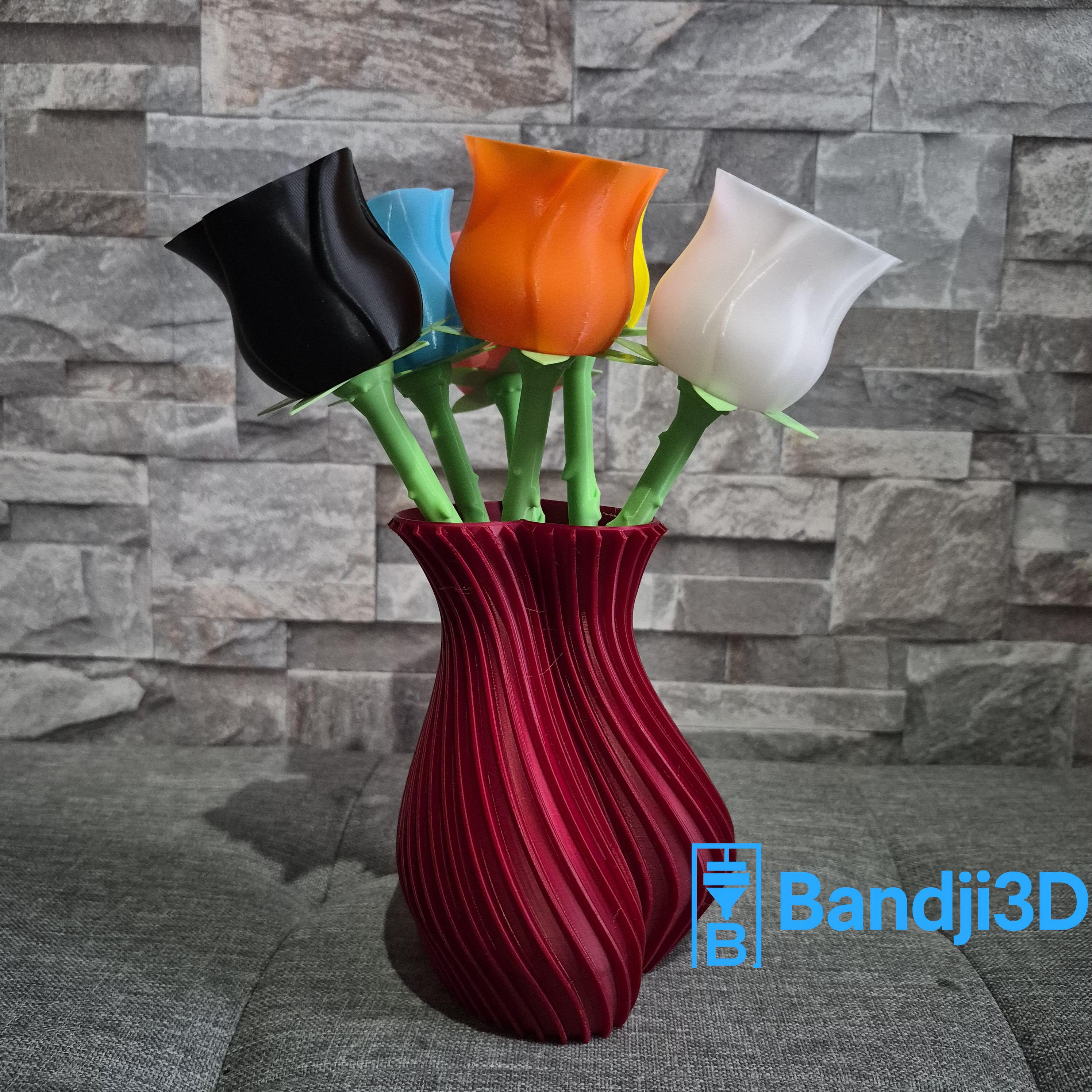 Vase Cœur 3D – Déco Romantique & Cadeau Saint-Valentin | Bandji3D Bandji3D