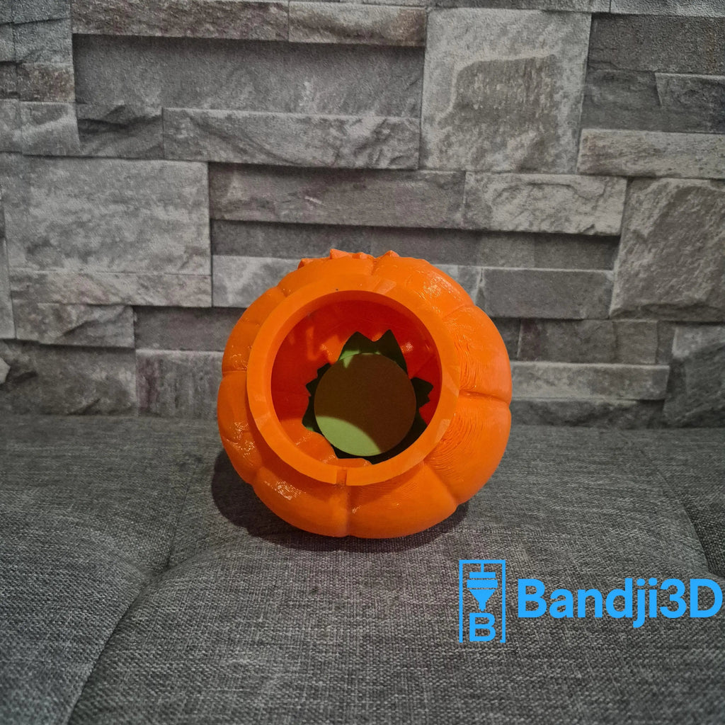 Citrouille Halloween 3D effrayante – Photophore avec bougie LED | Bandji3D Bandji3D