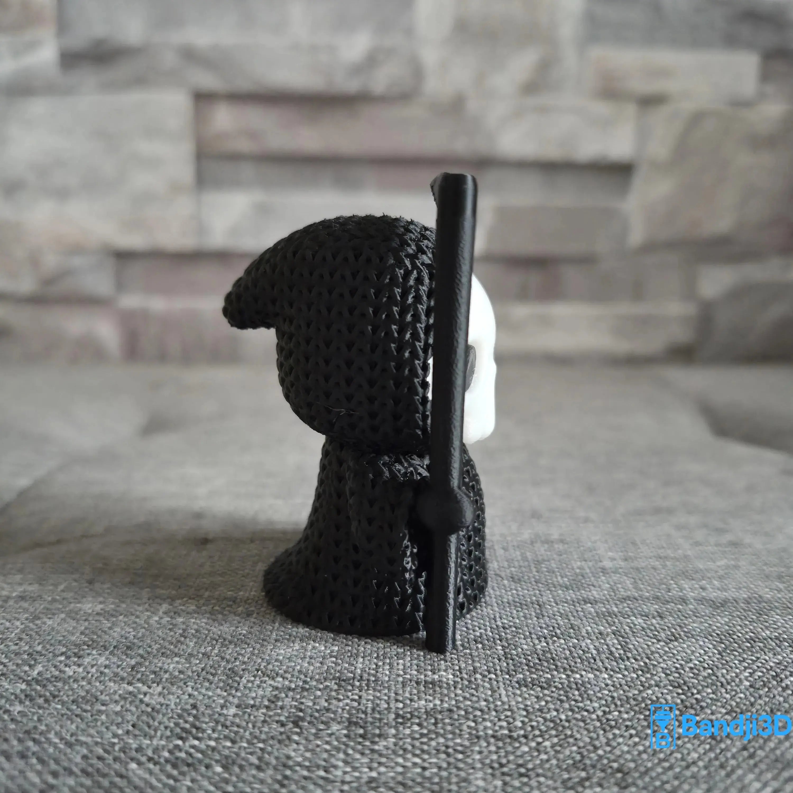 Figurine Faucheuse 3D effet tricot – Déco Halloween & Automne | Bandji3D Bandji3D