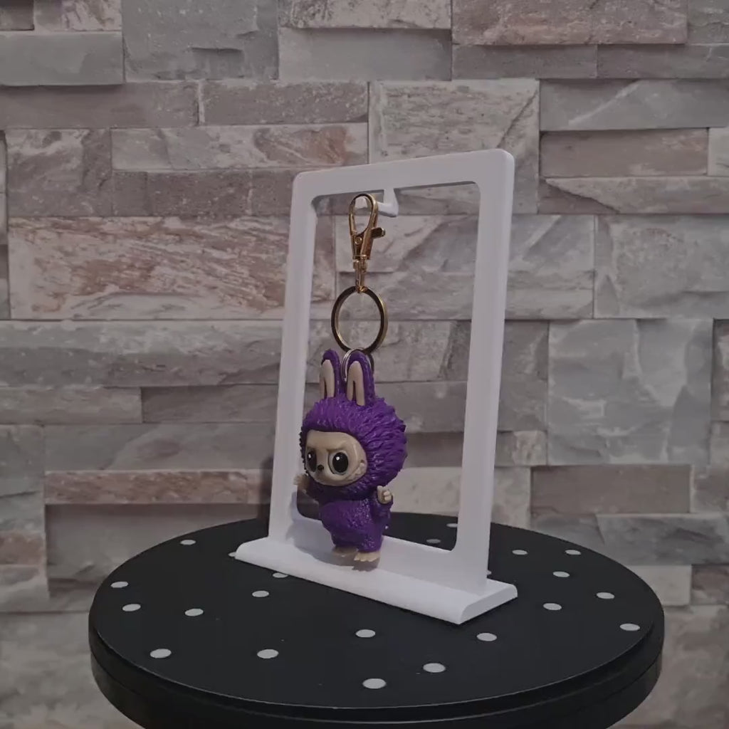Porte-clés 3D style kawaii personnalisable – Figurine décorative mignonne