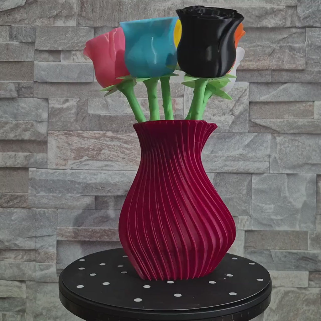 Vase Cœur 3D – Déco Romantique & Cadeau Saint-Valentin