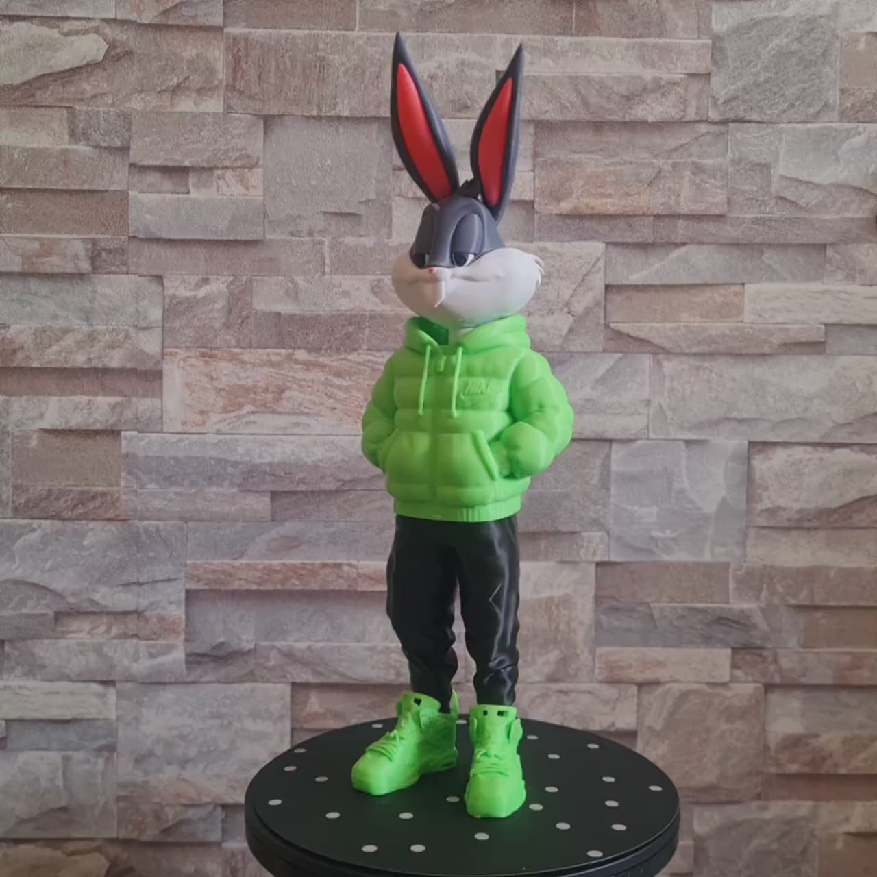 Figurine  inspiré de l’univers Bugs Bunny 3D Streetwear–Statue Cartoon Personnalisable | Bandji3D