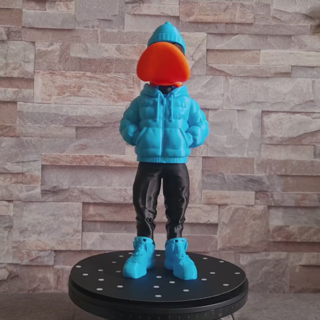 Figurine  inspiré de l’univers Daffy Duck 3D Streetwear–Édition Collector Cartoon | Bandji3D
