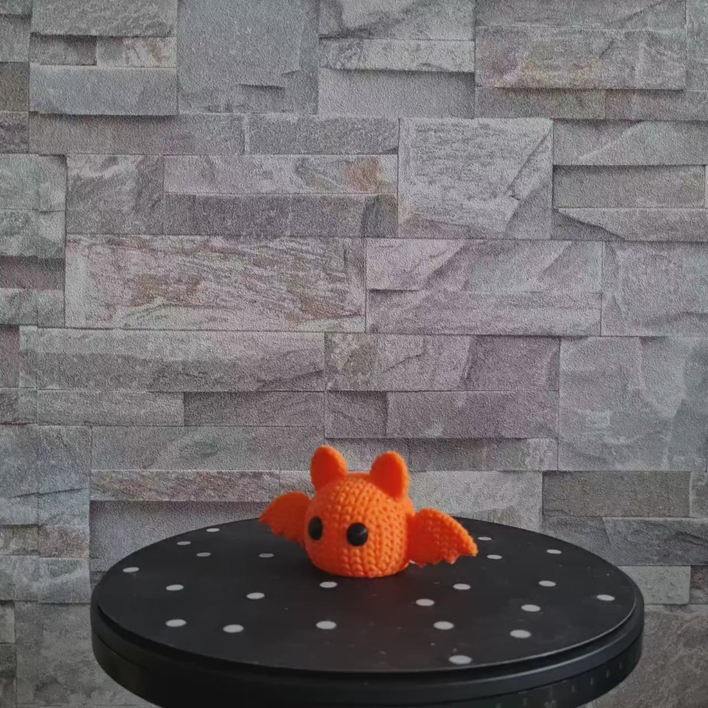 Chauve-souris 3D effet tricot – Déco Halloween & Automne cosy