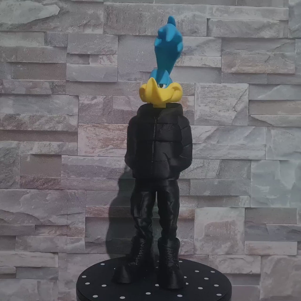 Figurine 3D streetwear inspirée cartoon – Style urbain personnalisable 34 cm